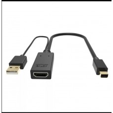 Кабель-переходник HDMI(F) +USB---> miniDP(M) 0.15m 4K*30Hz VCOM<CG497-0.15>