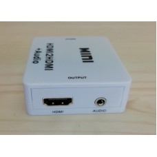 Конвертор in HDMI  -  out HDMI, Audio 3.5mm  L/R + optica