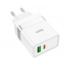 Зарядное устройство HOCO N21 Белый с USB (PD30W+QC3.0, 3000mA)